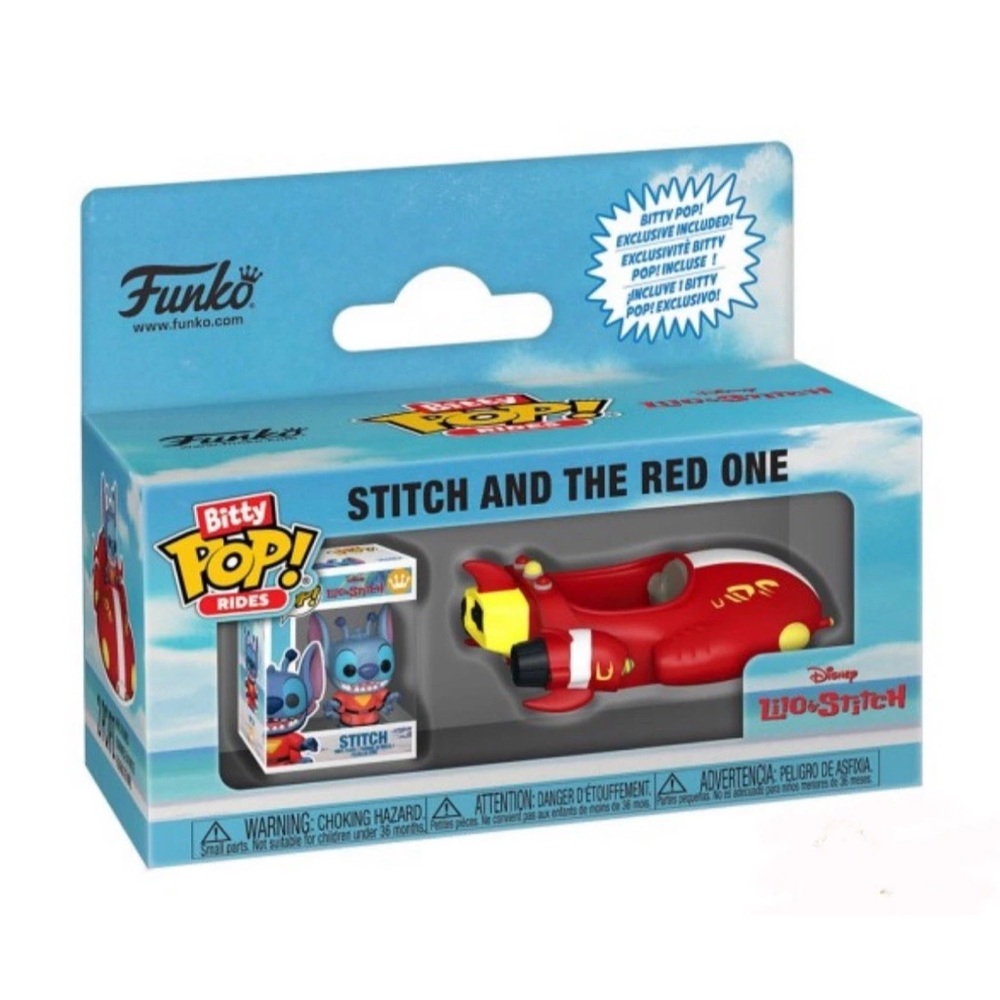Funko Bitty Pop! Rides - Stitch and the Red One
